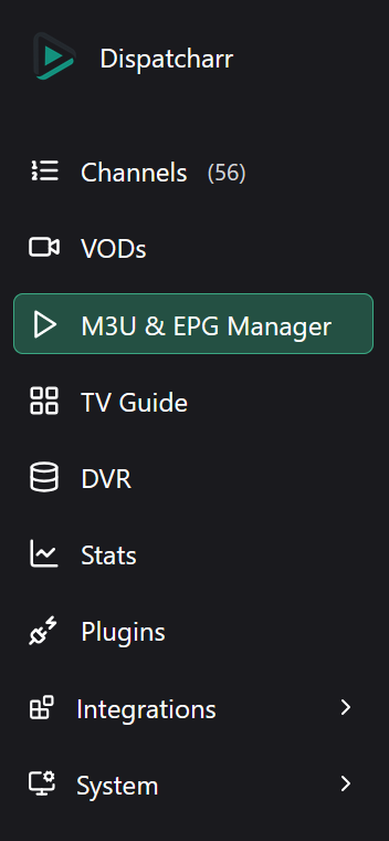 Menu bar