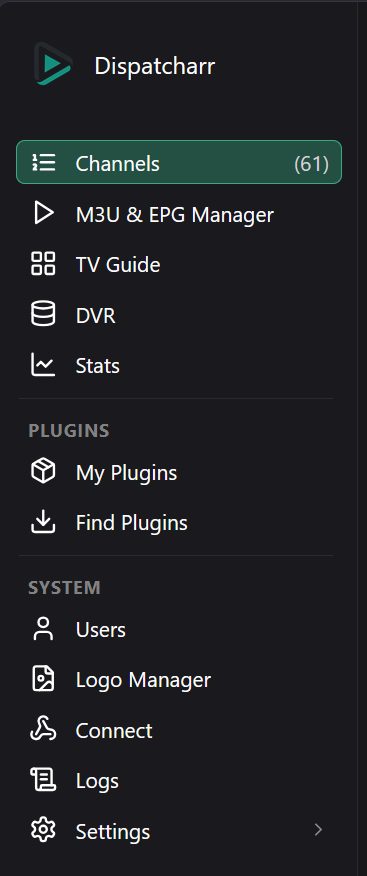 Menu bar